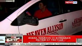 QRT: Babae, sugatan sa banggaan ng taxo at tricycle