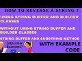 How to reverse a String without String Buffer and Builder || Reverse a String Java Program