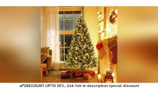 6ft green 500 light warm color 9-mode with remote control 900 branch automatic tree struct