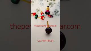 theperfectbazaar Handmade wooden Spinning top for kids.