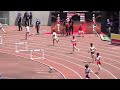 4k u20女子400mh　決勝　日本選手権2022