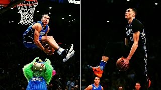NBA All Star Weekend 2016 Toronto Slam Dunk Contest Zach LaVINE VS  Aaron Gordon