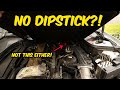 Mercedes no dipstick how to check your oil level! W203, W221, W211 etc mercedes how-to's and tricks!