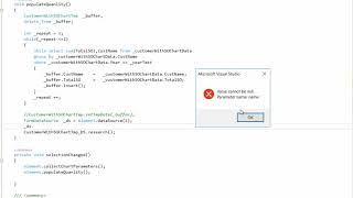 Value cannot be null, Parameter name: name (D365FO)