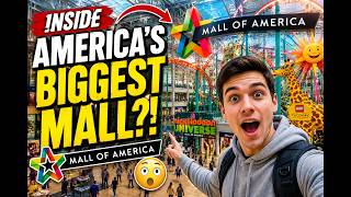 Inside America’s Biggest Mall?! 😱 | Exploring Mall of America Like Never Before
