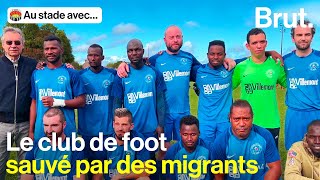 Au stade avec l'US Argy, le club d'un petit village sauvé par des migrants