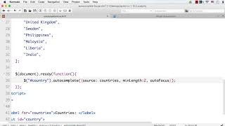 jQueryUI - Widget Autocomplete 5 - Specify Minimum Length and Add Focus