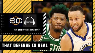 That defense is REAL! - Pat Bev biting his words after Celtics' win vs. Warriors | SC with SVP