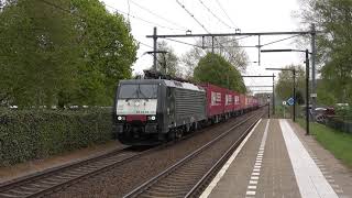 4K | Retrack 189 211 komt met de Rzepin-shuttle door Hengelo Oost