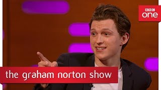 Tom Holland had a Spider-Man dress up costume when he was little - The Graham Norton Show