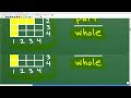 what fraction represents how much of the box is shaded basic math u0026 fractions