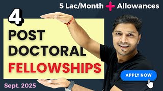 2025 Fully Funded Postdoctoral Fellowships Abroad | High Salary Research Positions