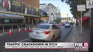 City of Las Vegas addressing traffic issues downtown