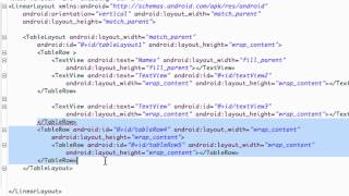 Android Application Development Tutorial 111 TableLayout and Intro SQLite Database YouTube