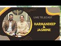 harmandeep u0026 jasmine wedding live kandewala studio