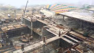 View of 20th Century Fox World Theme Park construction site @ Genting Highlands (7 May 2015) UHD 4K