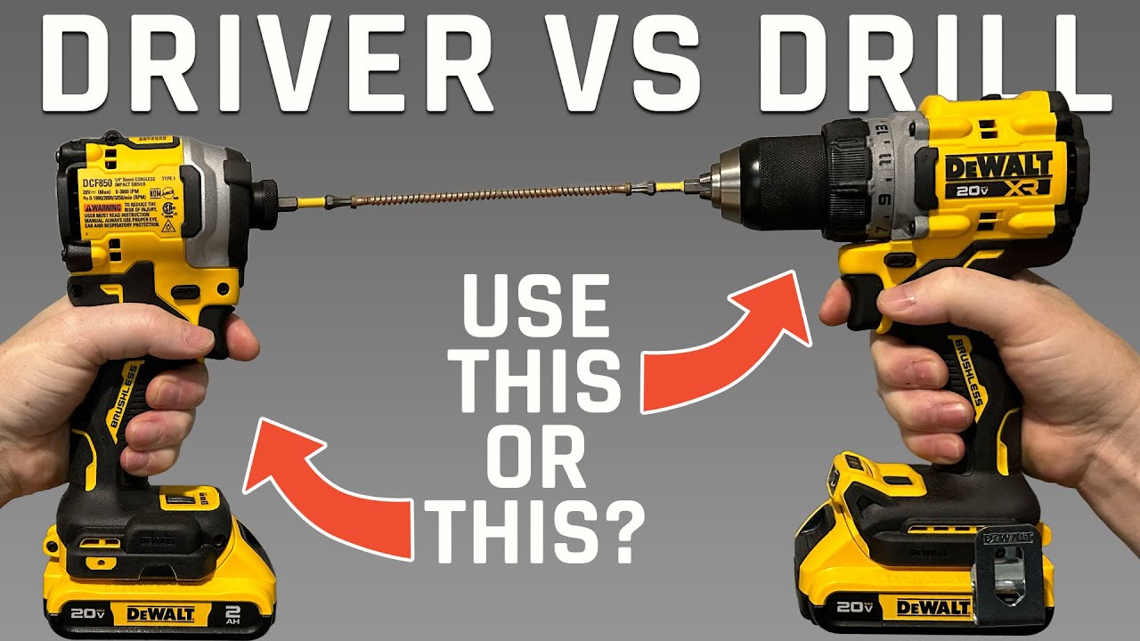 Difference Between Cordless Drill And Impact Driver Which Tool To