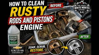 How To Clean Rusty Rods and Pistons Engine