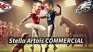 Stella Artois x David Beckham and Matt Damon Super Bowl Commercial 2025