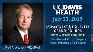 Evolution of Aortic Surgery: Past Present & Future - Fred A. Weaver, MD