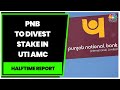 Punjab National Bank Gets Govt Nod For Sale Of Stake In UTI AMC | Halftime Report | CNBC-TV18