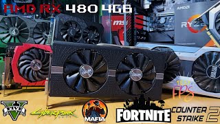 RYZEN 5 5600X + RX 480 4GB | FPS TEST IN MULTIPLE GAMES | ALL SETTINGS