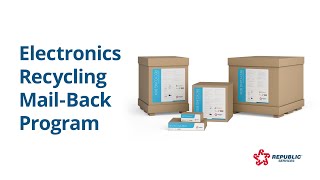 Electronics Recycling Mail-back Process for Residential Customers