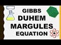 GIBBS DUHEM MARGULES EQUATION