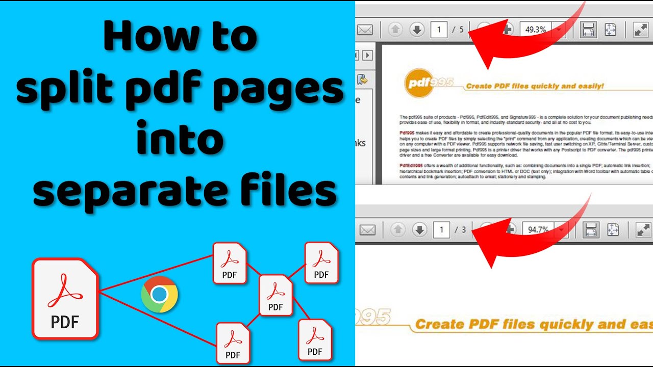 How To Split Pdf Pages Into Separate Files Free In Pc 2020 Youtube