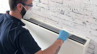 Pulizia e igienizzazione ventilconvettore - fancoil Bi2