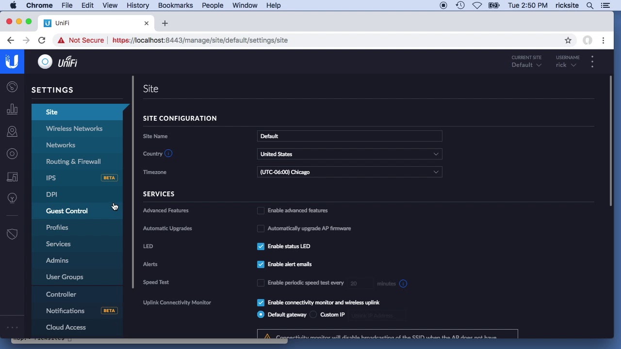 Ubiquiti Unifi Security Gateway Usg Setup Youtube
