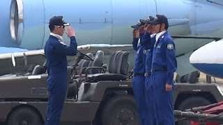 小牧基地ｵｰﾌﾟﾝﾍﾞｰｽ【ﾌﾞﾙｰｲﾝﾊﾟﾙｽｳｫｰｸﾀﾞｳﾝ】日高隊長ﾗｽﾄ 160313