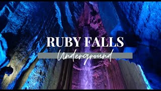 Ruby Falls, a 145 ft. underground waterfall! 🇺🇲