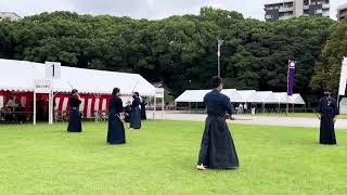 令和５年度 福岡縣護国神社秋季大祭奉納武道　杖道第五部・神道夢想流杖術