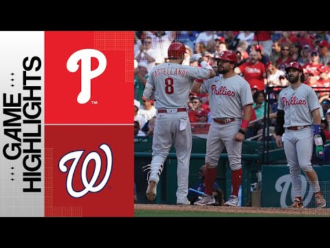 Phillies Vs. Nationals Game Highlights (8/19/23) | MLB Highlights - Win ...