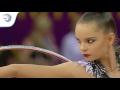 Dina AVERINA (RUS) - 2017 European Champion with hoop!