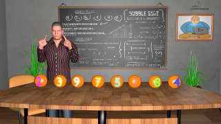 Sorting Algorithms - Chapter 4 - Gnome Sort 3D Animation