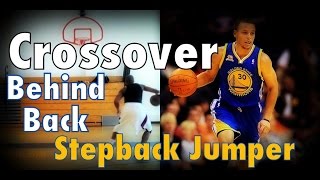 Stephen Curry Crossover Behind-Back Stepback Jumpshot Pt. 1 | Dre Baldwin