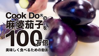 クックドゥの麻婆茄子を100万倍美味しく食べるための動画。