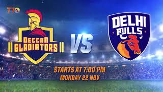 Deccan Gladiators Vs Delhi Bulls | The Chennai Braves Vs Team Abu Dhabi ...