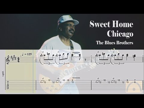 Sweet Home Chicago - The Blues Brothers | Guitar Tab - YouTube