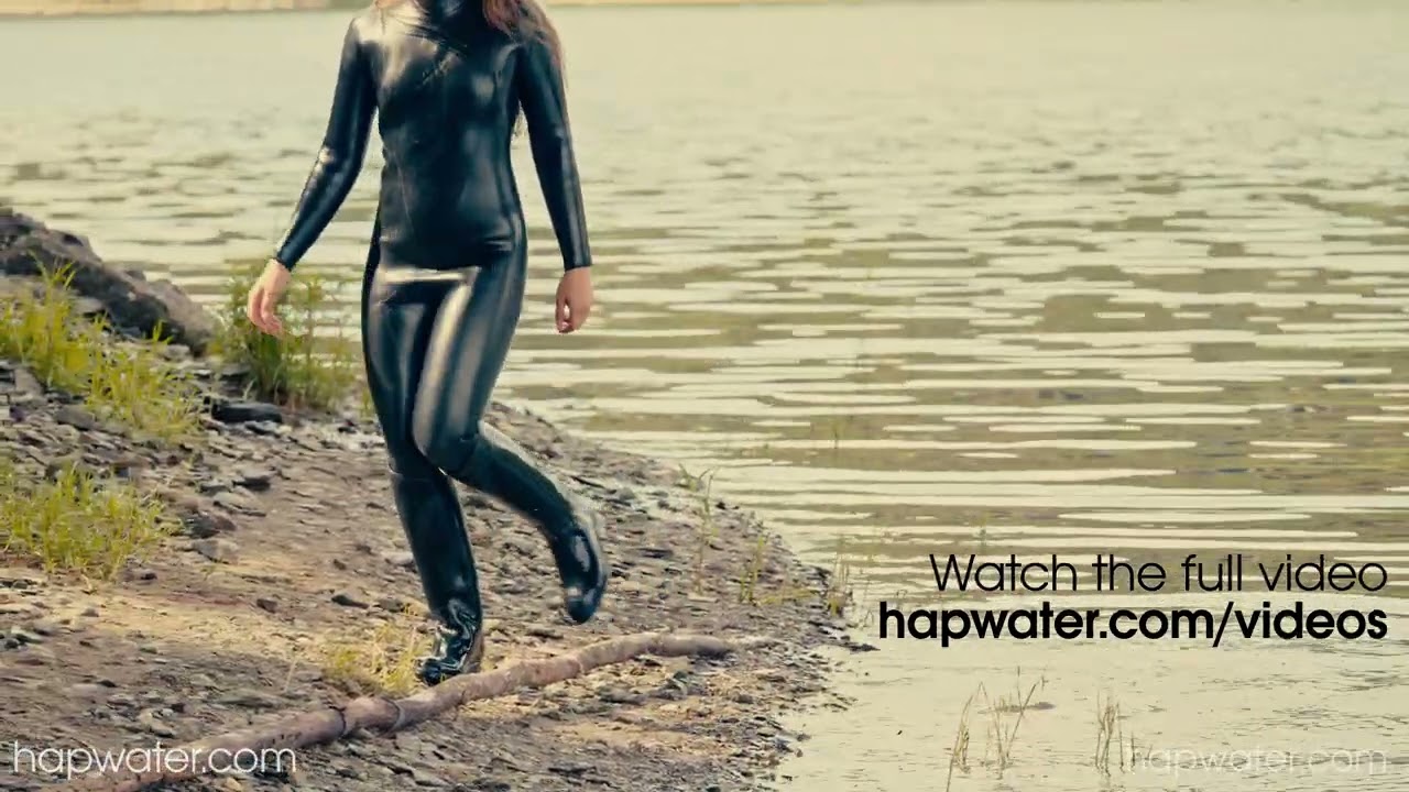 Frogwoman Anna - Wetsuit & Riding Boots - 4K Preview - YouTube