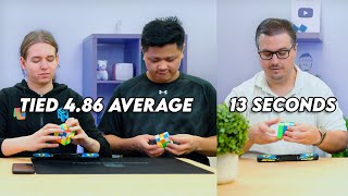 Can We Beat the Rubik's Cube World Record Holders?!
