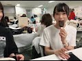 おにぎり5個目の堀未央奈とアイスを食べる鈴木絢音