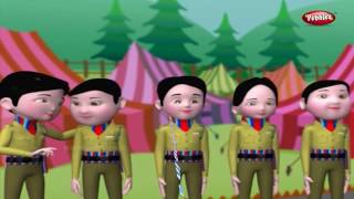 Five Little Soldiers Nursery Rhyme With Animated Lyrics | Nursery Rhyme | Baby Rhyme | Nursery Poem