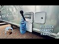 Installing a Durable Exterior Quick Connect Faucet on My Airstream!