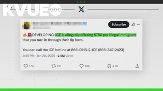 No, ICE is not offering $750 for reporting undocumented people | VERIFY