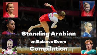 The Standing Arabian on Balance Beam Compilation