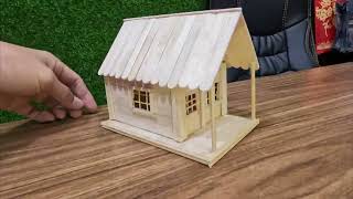 Building popsicle stick House easy