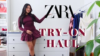 ZARA NEW IN WINTER TRY ON HAUL